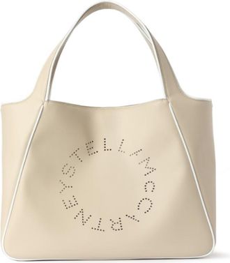 Stella McCartney Off White Logo Large Tote