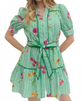 Entro Langston Dress In Green