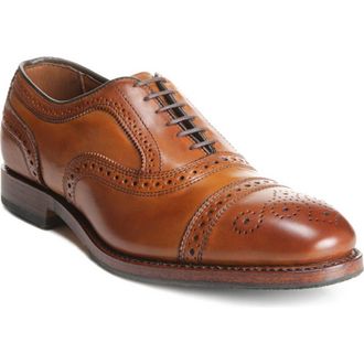 Allen Edmonds Strand Cap Toe Oxford in Walnut at Nordstrom, Size 10.5