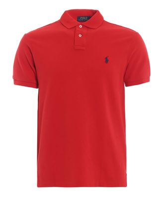 Polo Ralph Lauren Classic red pique cotton polo shirt