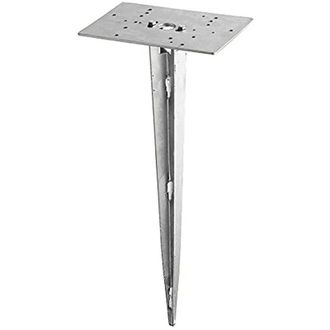 Trio pica sostegno base per vari modelli di pali per esterno CM20X14