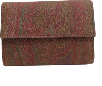 Etro Brown Pvc Wallet (Bi-Fold) (Pre-Owned)