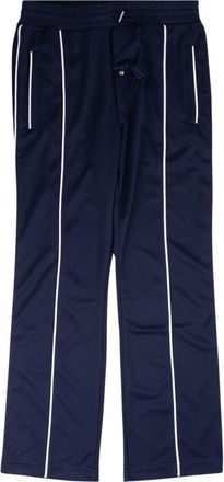Amiri drawstring track pants - men - Cotton - L - Blue