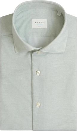 Xacus Active Shirt - Heren - Zakelijke Overhemden - Groen - 2XL - Leer - Overhemden