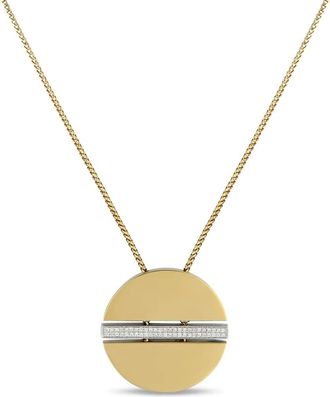 Movado Collana in oro giallo 18 carati con diamanti