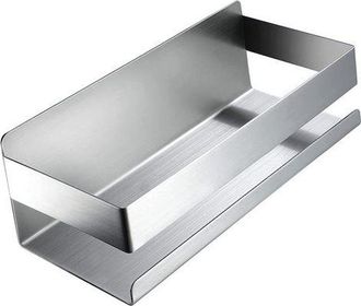 OEM Cesta/estante De Ba&ntilde;o, Acero Inoxidable, 24 X 10,6 X 7 Cm, Plata
