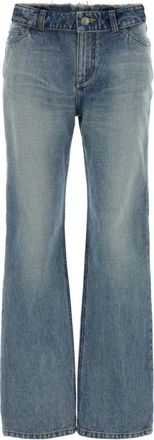 Alexander McQueen Flared denim jeans - Dames - Flared Jeans - Blauw - W26 - Denim - Jeans