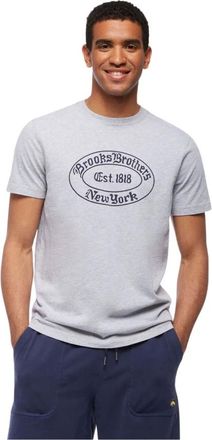 Brooks Brothers Uomo, Top, Grigio, XL, new