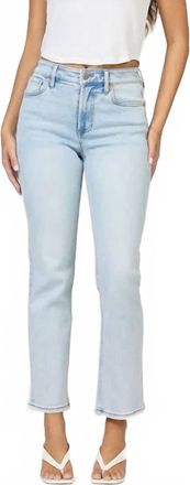 Dear John Denim Anika Straight Leg Jeans In Positano