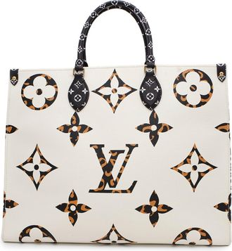 Louis Vuitton Lv Off White Shoulder Bag Tote Bag (Pre-Owned)