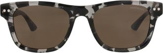 Montblanc Square-Frame Recycled Acetate Sunglasses