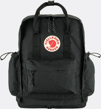 Fj&auml;llr&auml;ven Womens Fjallraven Kanken Outlong Unisex Backpack - Black 550 - Size: ONE size