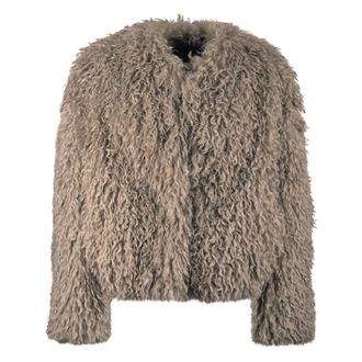 Tagliatore Faux Fur & Shearling Jackets, female, Beige, Size: XS Tagliatore Jackets