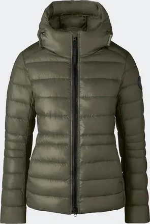 Canada Goose Manteau &agrave; capuchon Cypress Black Label (Femmes, Smokey Sage, TP)