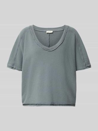 American Vintage American Vintage Sweatshirt mit 1/2-Arm in Anthrazit, Gr&ouml;&szlig;e XS/S