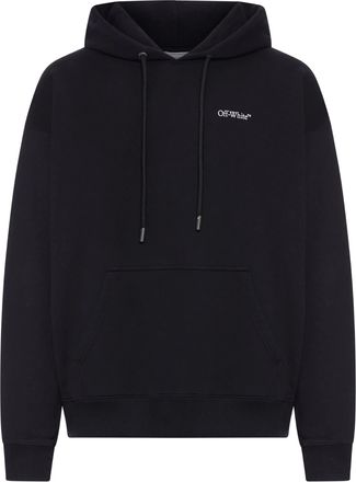 Off-white Black Half Arrows Graphic Cotton Hoodie