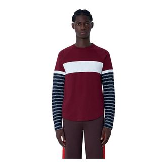 Wales Bonner Wales Bonner, Tops, Heren, Veelkleurig, L, Logo Motif T-Shirt