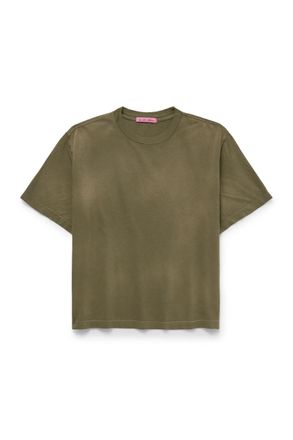 The Elder Statesman Sunbleached Cotton and Cashmere-Blend Jersey T-Shirt