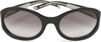 Gucci Occhiali da sole ovali - Nero