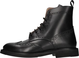 Cerbero Laarzen - Heren - Veterlaarzen - Zwart - 41 EU - Leer - Schoenen