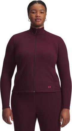 Under Armour womens Motion Jacket, (600) Dark Maroon / / Fuchsia Dusk, M