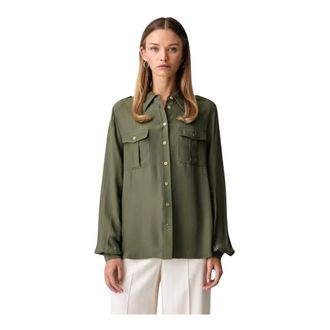 Marciano Overhemden, Dames, Groen, M, Nori LS Pockets Shirt