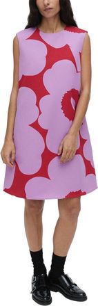 Marimekko Sopiva Unikko Linen-Blend Dress
