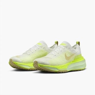Nike Mens Zoomx Invincible Run Flyknit 3 Shoe In White/team Gold/volt/sail