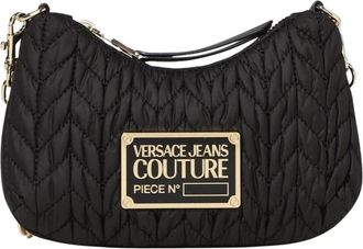 Versace Jeans Couture Gewatteerde Nylon Mini Tas - Dames - Schoudertassen - Zwart - ONE Size - Nylon - Tassen