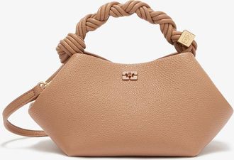 Ganni Tawny Birch Small Bou Bag in Brown