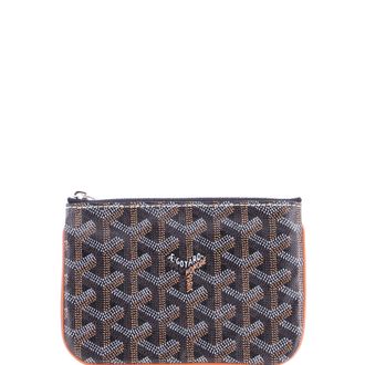 Goyard Senat Zip Pouch Coated Canvas Mini