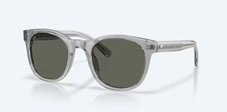Costa Unisex Middles Polarized Round Sunglasses In Gray Crystal/gray