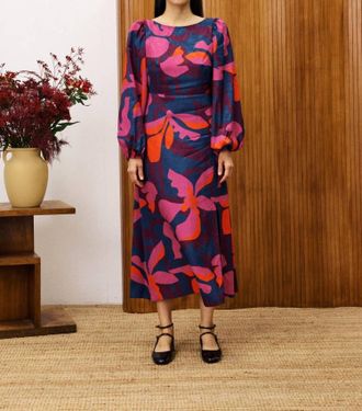 FRNCH Stendhal Dress In Geo Flowers