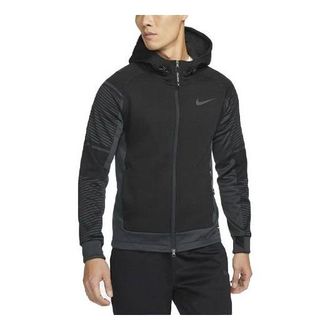 Nike Therma-Fit Adv Full Length Zipper Training Hooded Jacket Asia Sizing Black DD2131-070