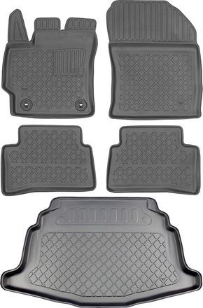 OEM Juego De Alfombrillas Para Coche Y Maletero Para Toyota Corolla Xii E210 Hatchback A Partir De Febrero De 2019