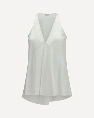 Brunello Cucinelli Cotton and silk satin Top Female M
