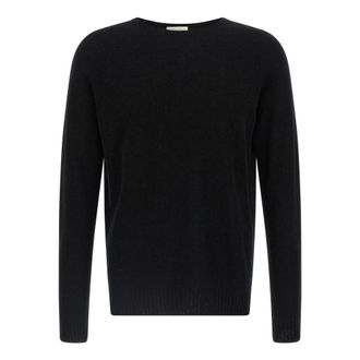 Maryya Spongy Cotton Blend Jumper - male - MARYYA - Round-neck Knitwear - Black - 2XL - Knitwear