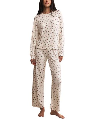 Z Supply Z Supply 2Pc Sweet Rose Pointelle Pajama Set