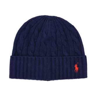 Polo Ralph Lauren Beanies, male, Blue, Size: ONE SIZE Beanie