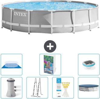Intex Piscina Prism Frame Redonda - 427x107 Cm - 8-piezas S596