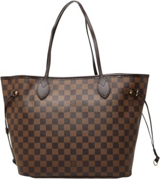 Louis Vuitton Brown Pvc Leather Shoulder Bag Tote Bag (Pre-Owned)