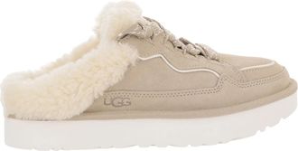 UGG Lowmel Mule - Dames - Pantoffels - Beige - 39 EU - Su&egrave;de - Schoenen