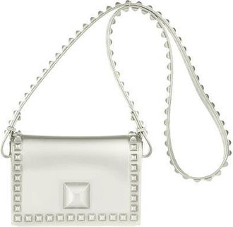 Carmen Sol Mini Graziella Kids Tote Bag in Silver at Nordstrom