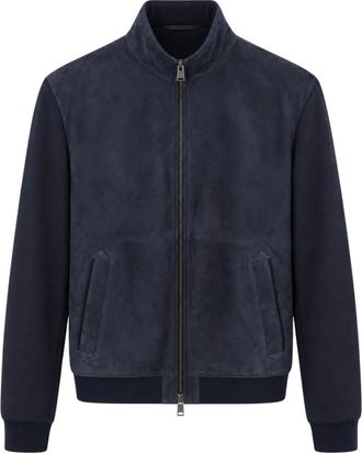 Canali Bomberjack - Heren - Bomber jackets - Blauw - L - Jassen