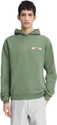 Jacquemus Gros Grain Hoodie - Heren - Hoodies - Groen - XL - Katoen - Hoodies & sweatvesten