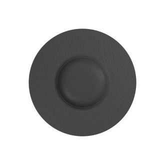 Villeroy & Boch Manufacture Rock Pasta Plate in Black at Nordstrom