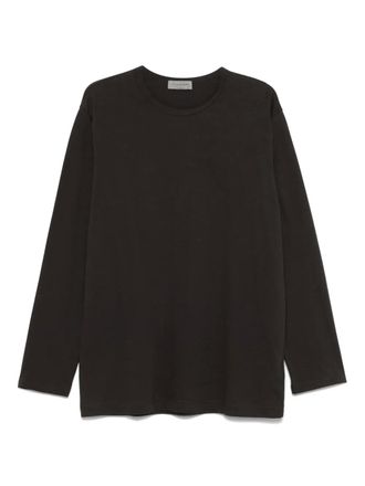 Yohji Yamamoto Katoenen T-shirt - Grijs