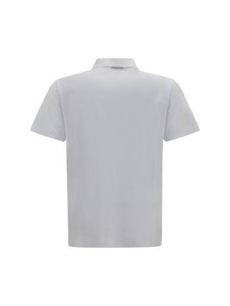 Gucci Mens Cotton Jersey Polo Shirt With Web White-Mc White/mc T-shirts And Polos