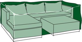 OEM Funda Protectora Altadex Juego De Muebles Verde Multicolor Polietileno 300 X 200 X 80 Cm