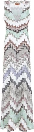Missoni Mouwloze Lange Jurk - Dames - Maxi kleedjes - Veelkleurig - M - Kleedjes